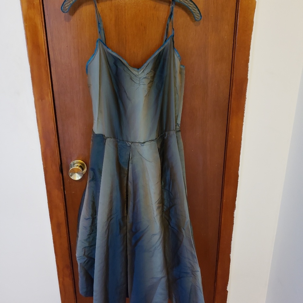 DKNY dress, shades of blue/green,  sz 6